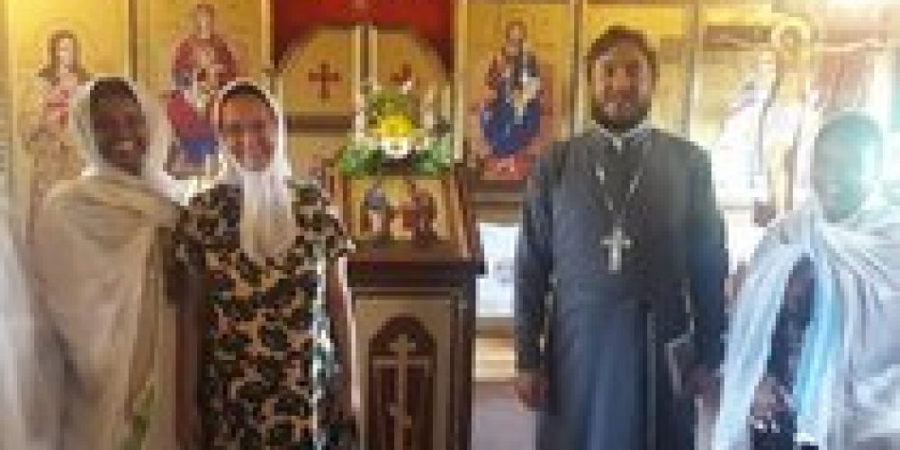 Храм преподобного Моисея Мурина в Южном Бутове посетили члены Эфиопского землячества