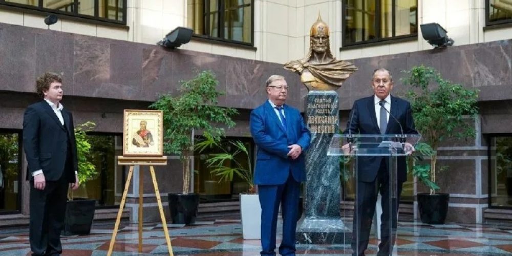 В здании Министерства иностранных дел открылась выставка в честь флотоводца Федора Ушакова