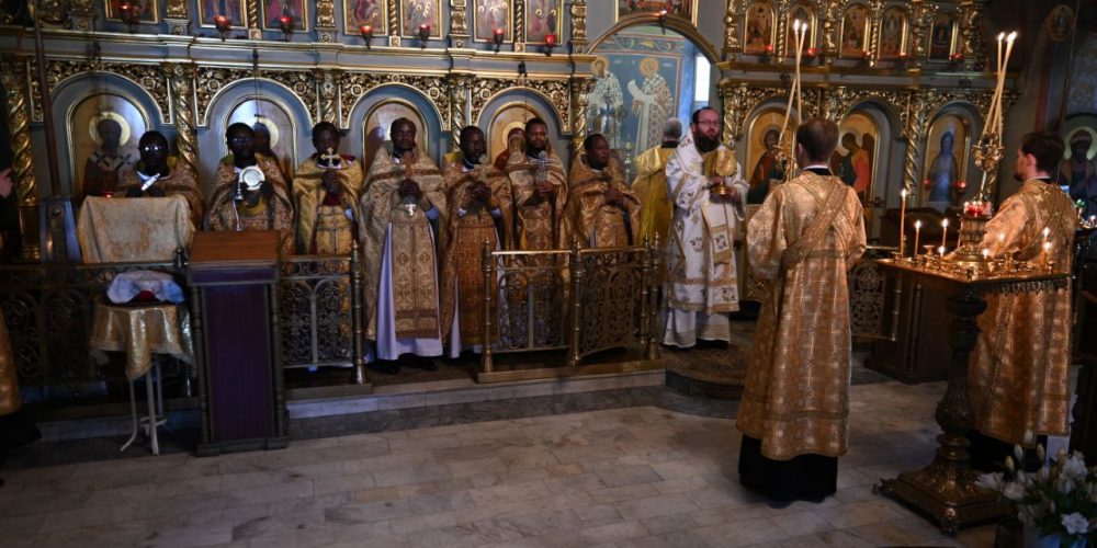 В Москве совершили Литургию со священнослужителями из  Африки