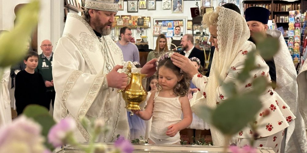 Крещальная Божественная литургия в поселке Княжье озеро