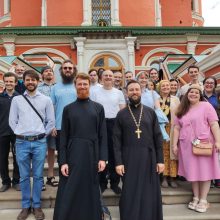 Молебен на английском языке в Донском монастыре